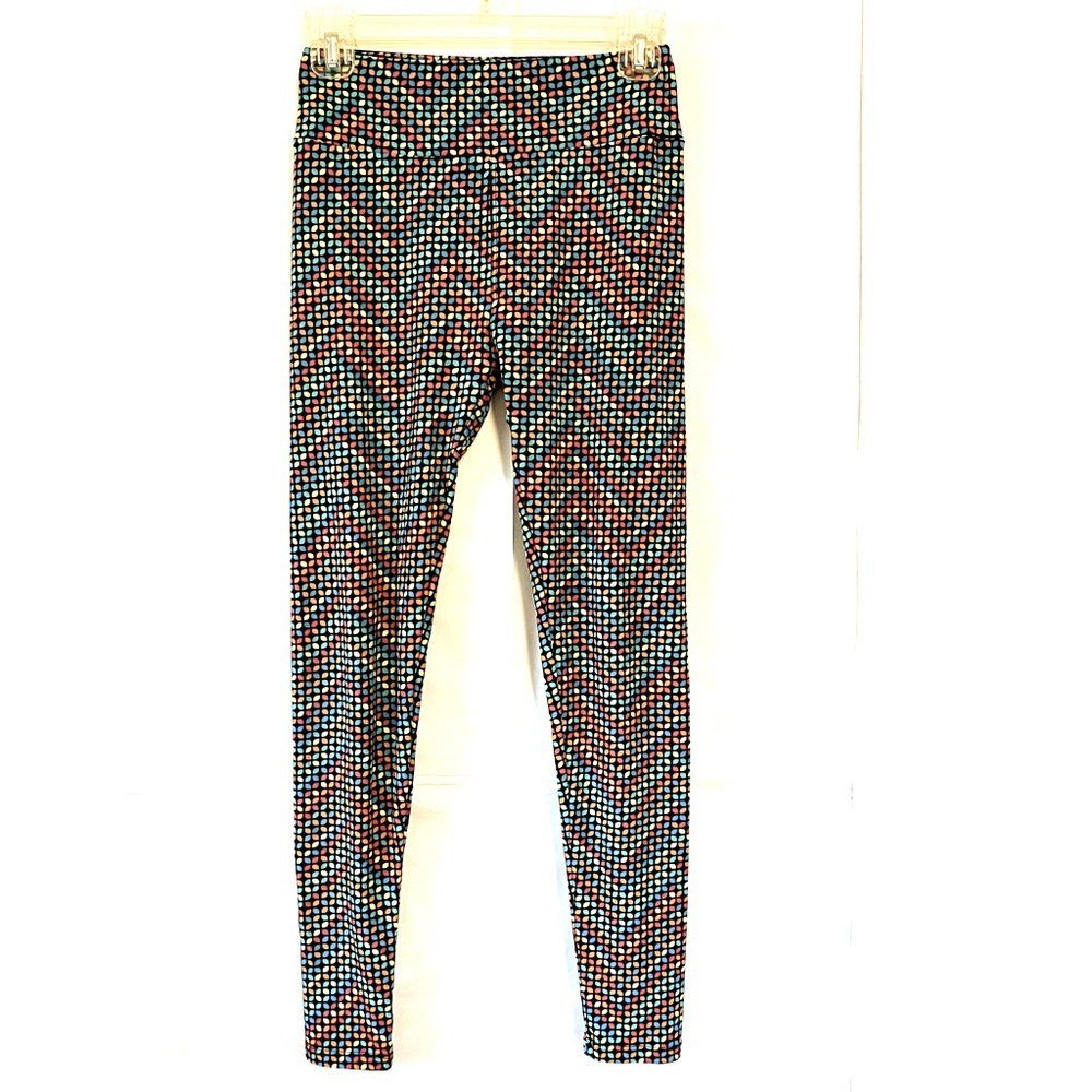 LULAROE Women’s Leggings in Brightly Colored Dotted Design - Picture 8 of 9